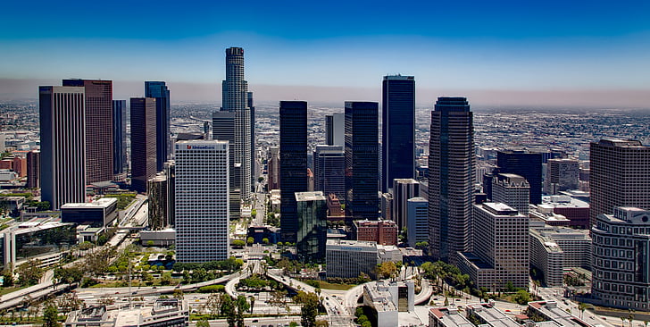 Downtown Los Angeles highrises Downtown Los Angeles highrises